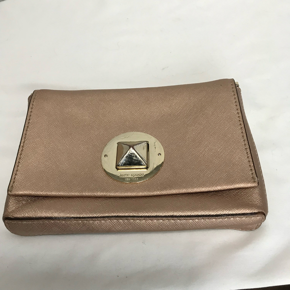 Kate Spade Newbury Lane Sally Crossbody in Rose Gold GUC - Picture 3 of 6